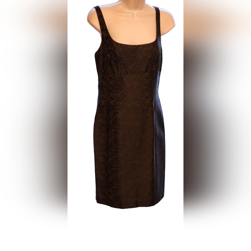 Black slip dress